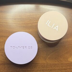 Tower 28 GetSet Pressed Powder & Ilia Fade Into You Soft Focus Finishing Powder